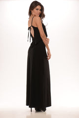Strapped Maxi Dress - Black