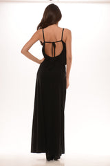Strapped Maxi Dress - Black