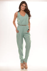 X Rated Jumpsuit - Sage