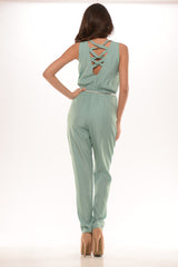 X Rated Jumpsuit - Sage