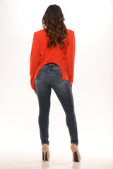 Double My Zippers Jacket- Red