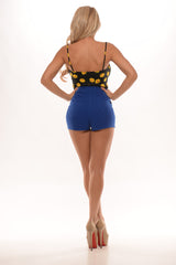 I See You Daisy Print with Crop Bust