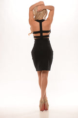 High Waist Unit Skirt - Black