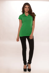 School Girl Polo- Green (Also Available in Plus Size)
