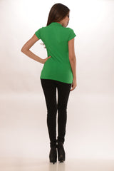 School Girl Polo- Green (Also Available in Plus Size)