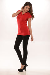 Khaki Skinny Uniform Pants - Black