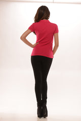 School Girl Polo-Fushia