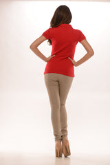 Khaki Skinny Uniform Pants - Khaki