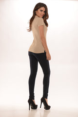 School Girl Polo- Khaki