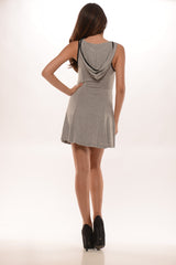 Casual with Flare Dress - Heather Grey