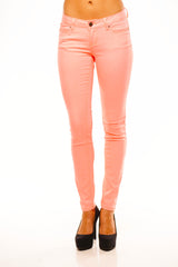 Low Rise Skinny Pant - Pink