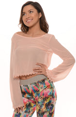 Lalo Top - Blush (Also available in Ivory)