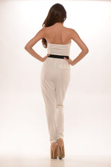 Hug Me Jumpsuit - White