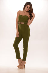 Martini Jumpsuit - Olive
