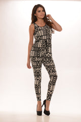 Geometry Print Jumpsuit