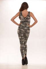 Geometry Print Jumpsuit
