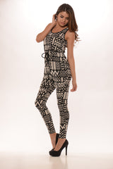 Geometry Print Jumpsuit