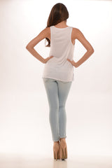 NO.7 California Tank-White