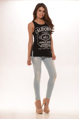 NO.7 California Tank-Black