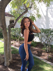 I Can Breathe Crop Top - Black