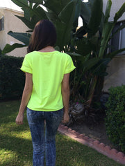 Heroine Tee - Neon Yellow