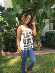 Coffee Tank Top - Ivory