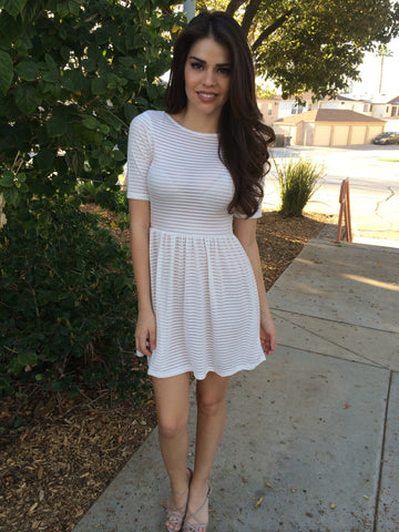 Now You See Me Dress- White