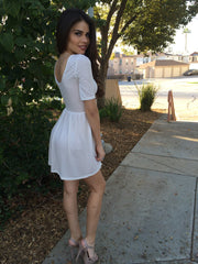 Now You See Me Dress- White