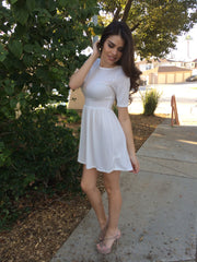 Now You See Me Dress- White