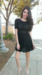 Now You See Me Dress- Black