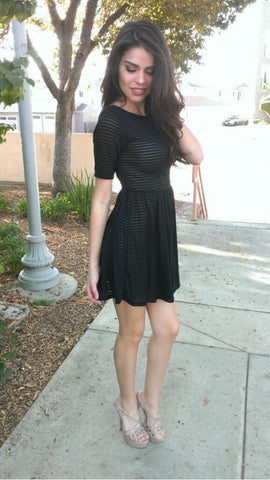 Now You See Me Dress- Black