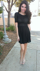 Now You See Me Dress- Black