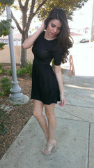 Now You See Me Dress- Black