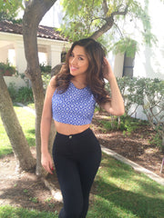 Sweet Top- Royal (Also Available with a Matching Skirt)