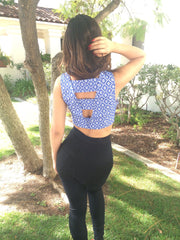 Sweet Top- Royal (Also Available with a Matching Skirt)