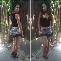 Twist Back Top- Black