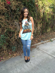 Key hole open back top- Mint