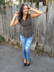 Rhombus My Peplum Top