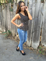 Rhombus My Peplum Top