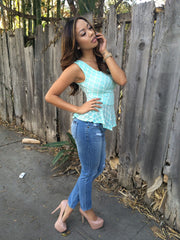 Rhombus My Peplum Top - Mint