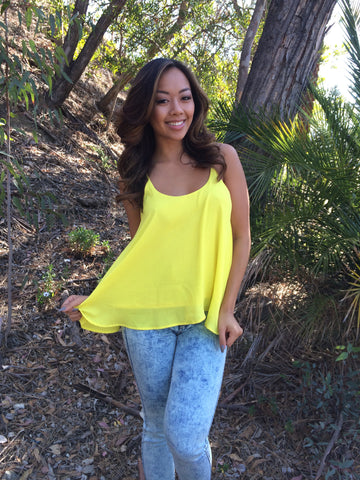 Flow Top - Yellow (Also available in Green)