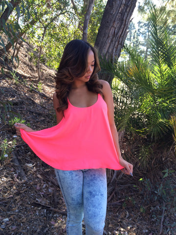 Flow Top - Neon Pink