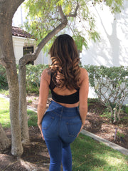 I Can Breathe Crop Top - Black