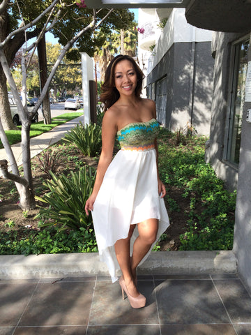 Soft Zig Zag Dress - Multi-Color