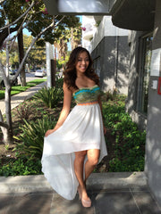 Soft Zig Zag Dress - Multi-Color