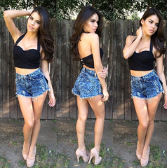 Crochet Bralette Top - Black