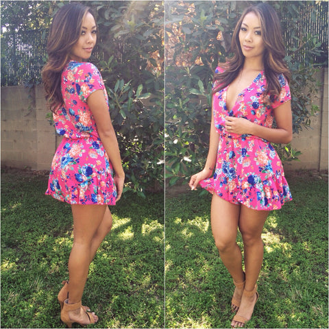 My Romper With Some Flare - Pink